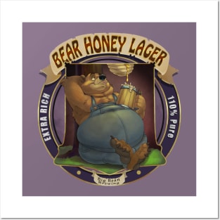 Bear Honey Lager Posters and Art